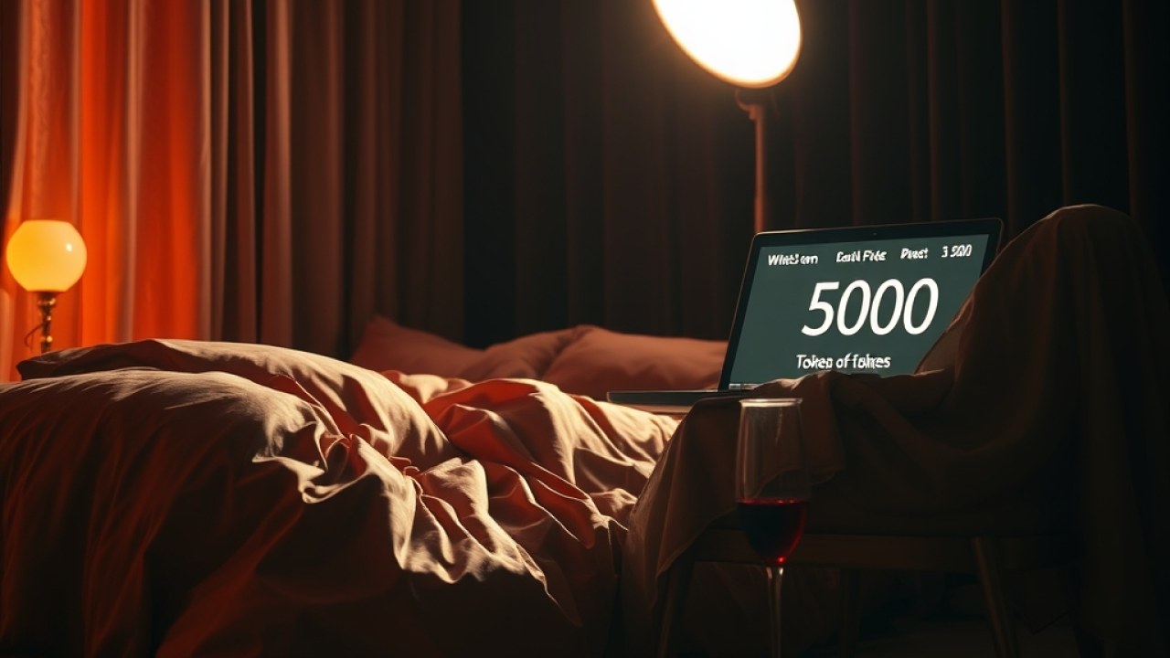Token Target Tease: Count Down Cash, Strip Up Slow