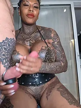 DarkDea live cam, Average, Black, Black, Big Cock - EroticFlix